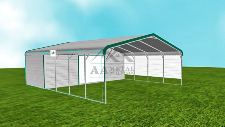 Two Car Carports - Double Carport DIY Kits With Roof Styles, Sizes and ...